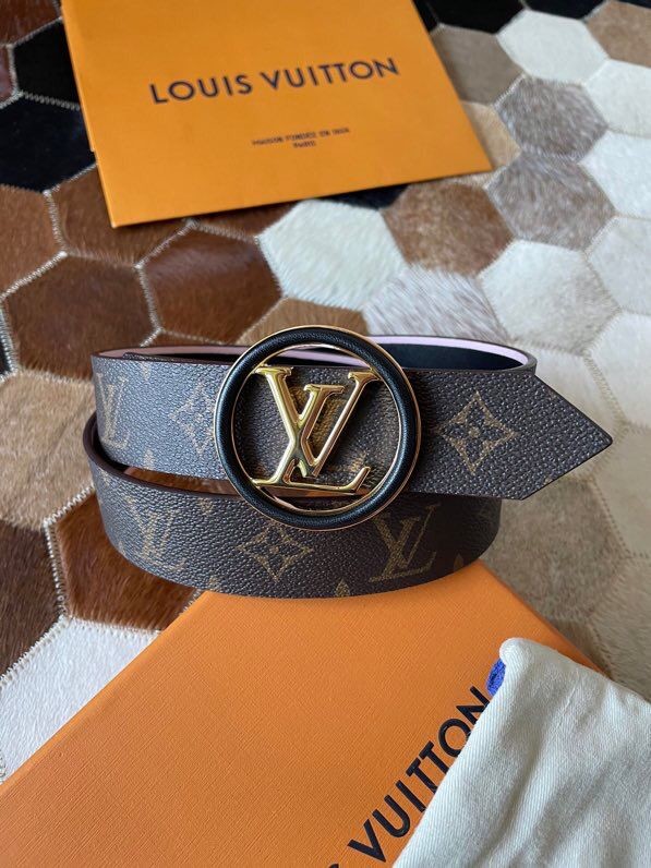 Louis Vuitton Circle 35cm Around Reversible belt