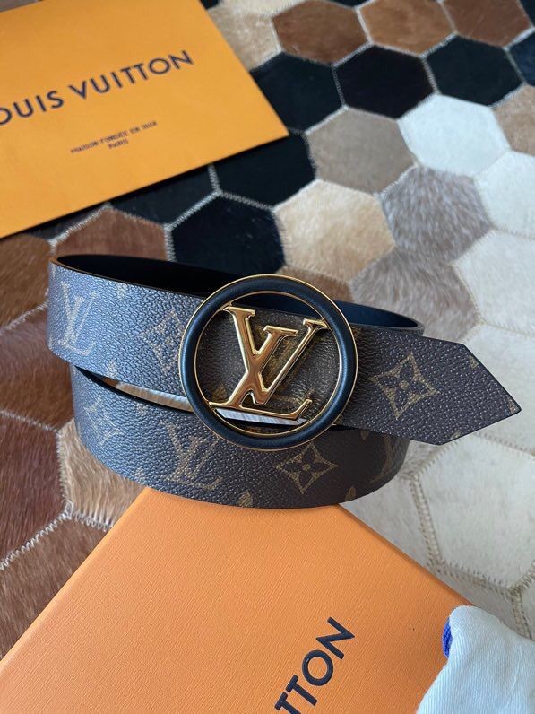 Louis Vuitton Circle 35cm Around Reversible belt