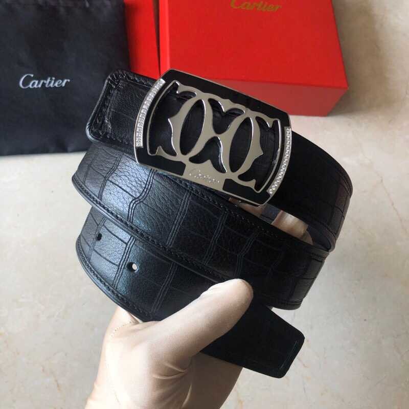 Cartier Stainless steel CC resin buckle 3.8cm belt