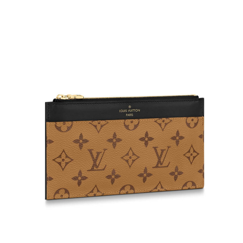 Louis Vuitton Monogram Reverse Slim Purse M80390