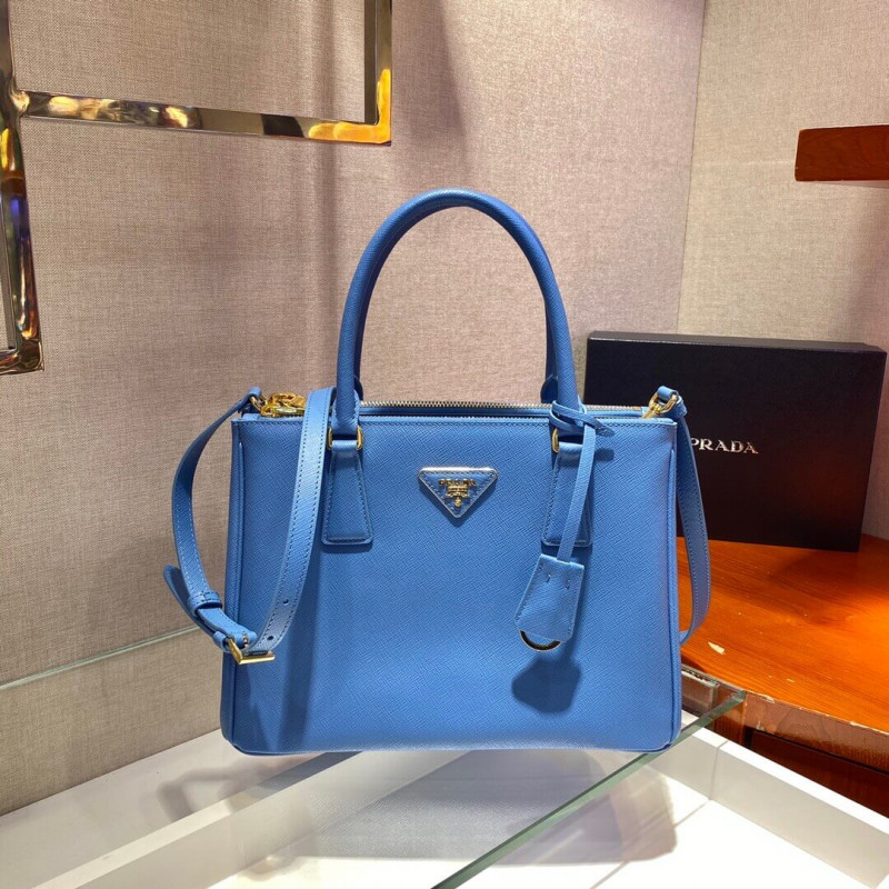 Prada Galleria Nude Medium Saffiano Leather Bag 1BA863