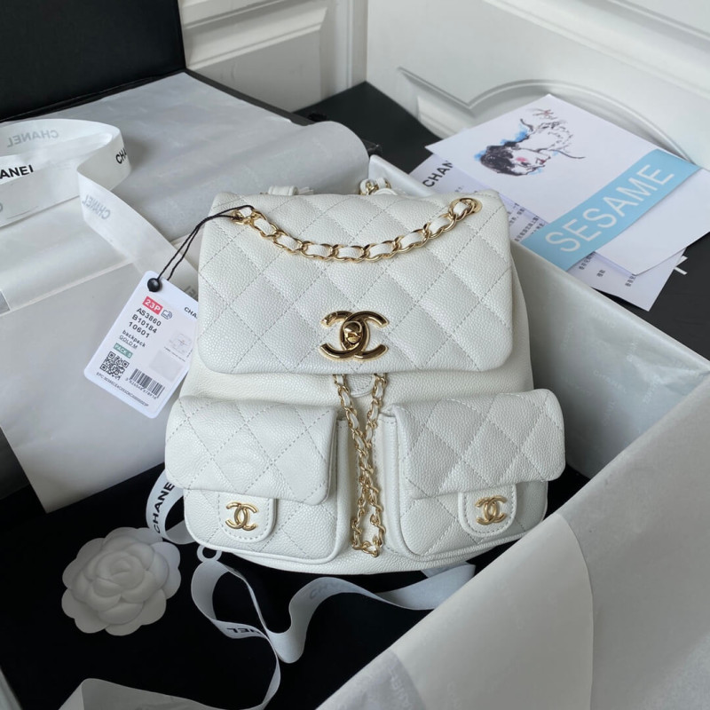 Chanel Small Duma Backpack Caviar Calfskin AS3860