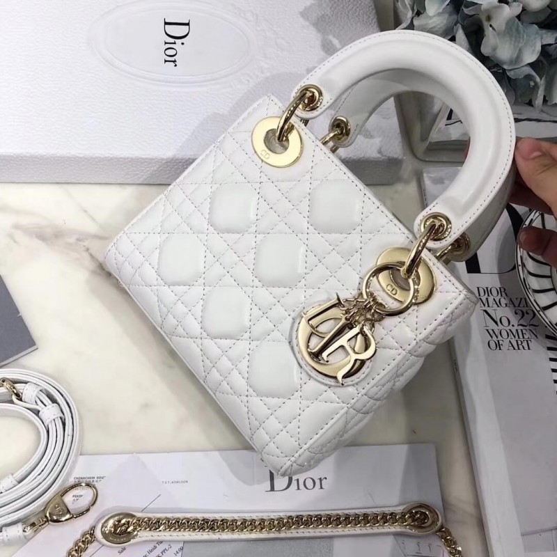 Christian Dior Lambskin Mini Lady Dior Bag 44500