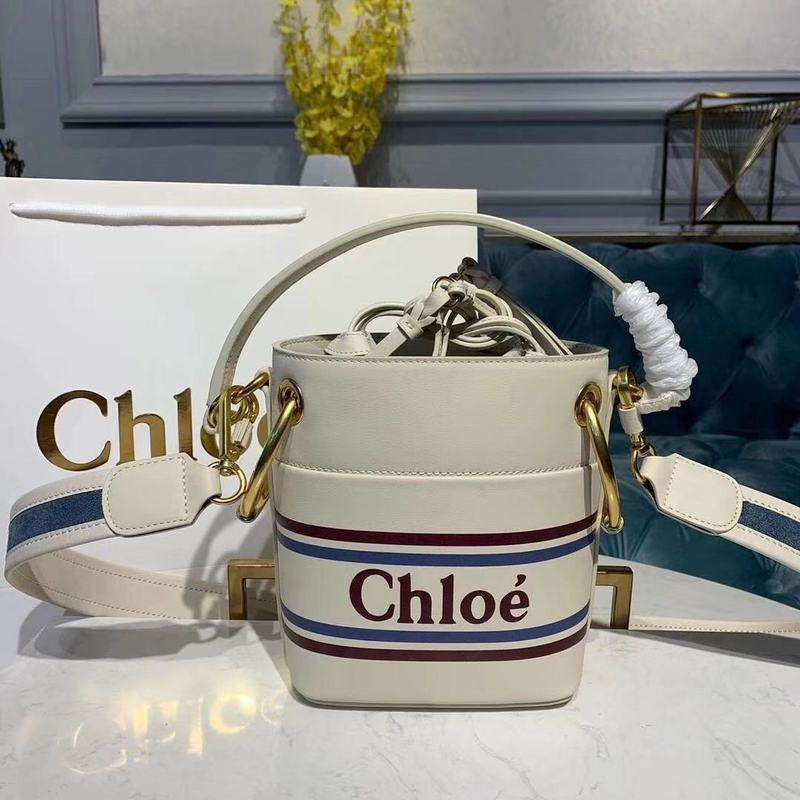 Chloe Roy Mini Smooth Leather Bucket Bag 3S508