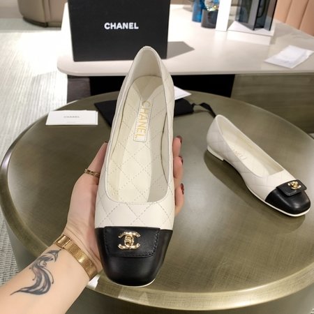 Chanel cowhide leather shoes