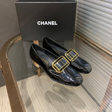 Chanel calfskin loafers