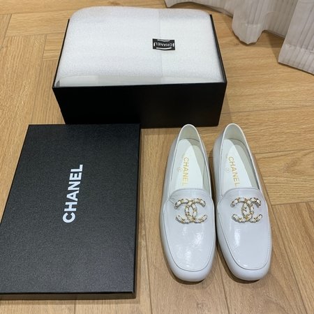 Chanel CC buckle loafers