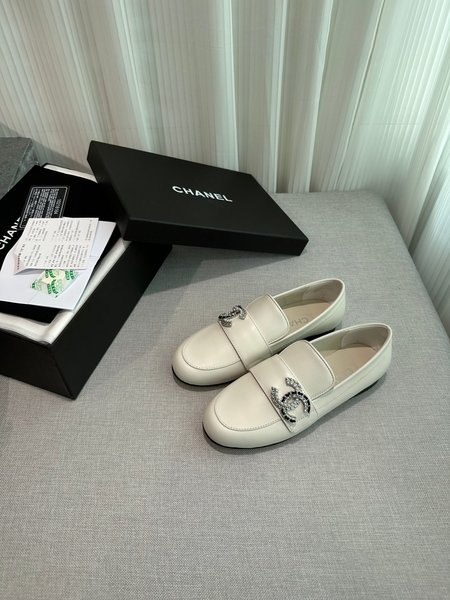 Chanel Sheepskin loafers