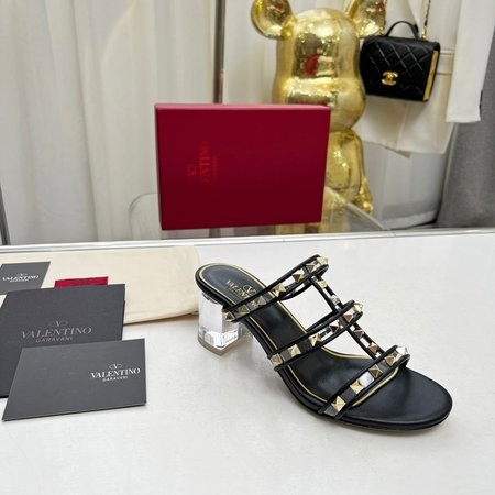 Valentino Transparent heeled film sandals
