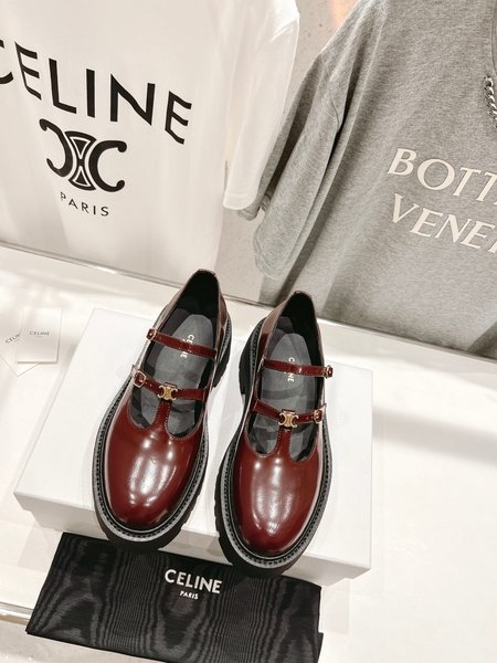 Celine mary jane loafers