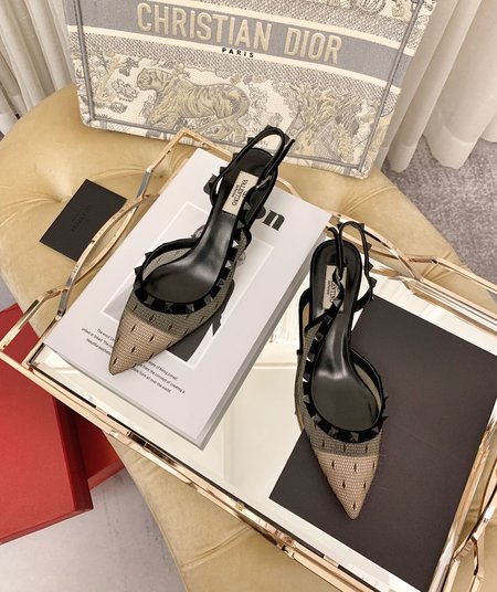 Valentino Translucent lace pointed Pumps