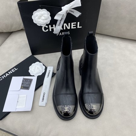 Chanel Dallas boots cowhide heel height 3.5cm