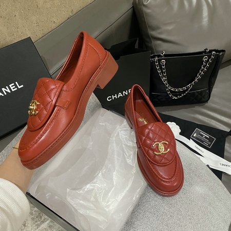 Chanel Women s shoes series classic embroidery + hardware Logo buckle Sheepskin lining: Sheepskin Heel height: 3.5cm