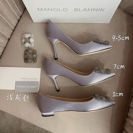 Manolo Blahnik Classic snow buckle women s shoes