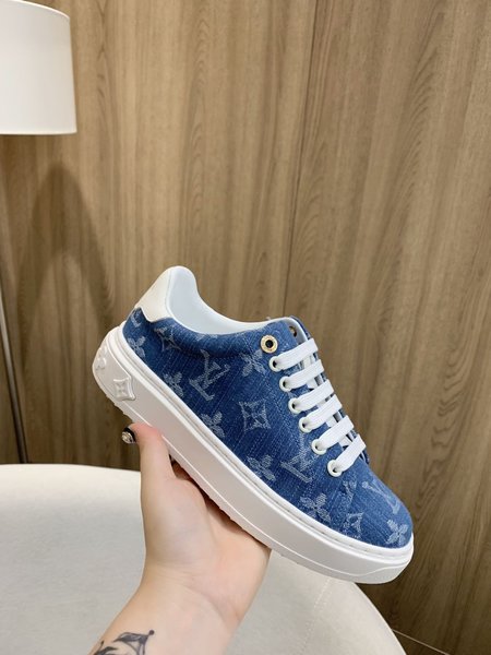 Louis Vuitton Silk Denim Loafers