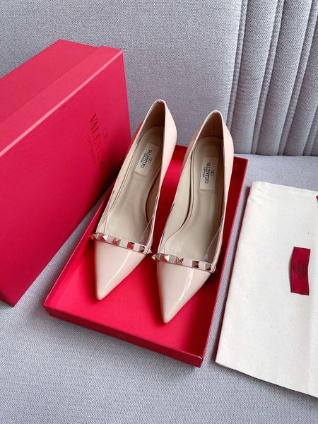 Valentino Rivet Patent Leather Pumps