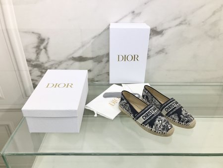 Dior Espadrilles hemp rope weaving