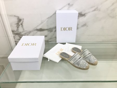 Dior Espadrilles hemp rope weaving