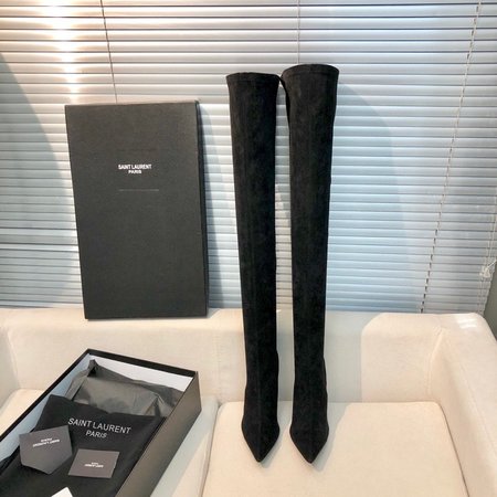 Saint Laurent high heel high boots