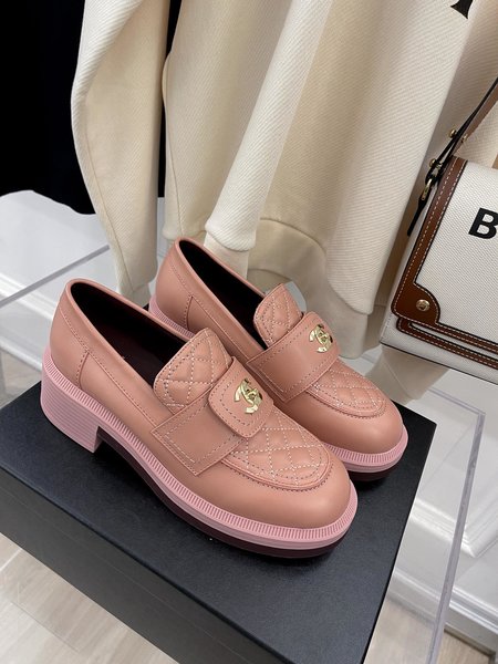 Chanel platform loafers