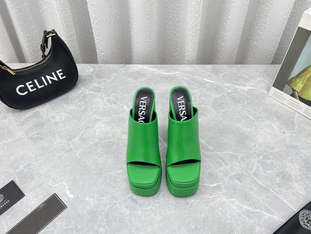 Versace Medusa leather sandal slippers