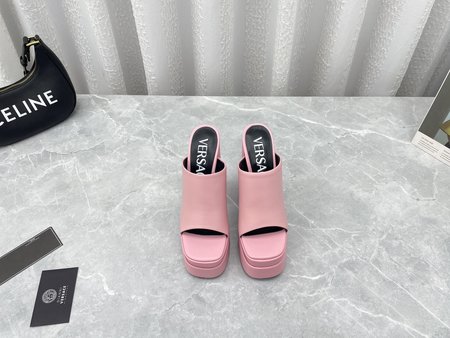 Versace Medusa leather sandal slippers