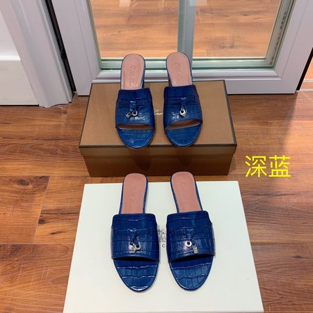 LP Slippers Cashmere Suede