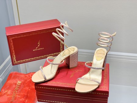 Christian Louboutine RC Snake Crystal High Heel Sandals