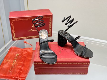 Christian Louboutine RC Snake Crystal High Heel Sandals