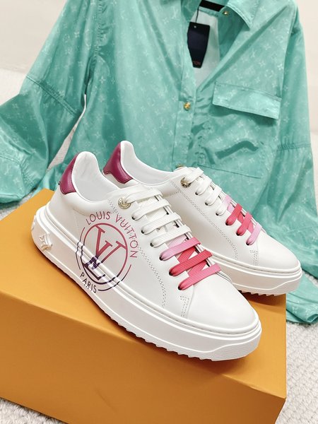 Louis Vuitton platform white shoes