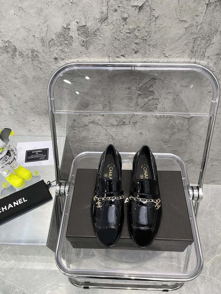 Chanel patchwork loafers