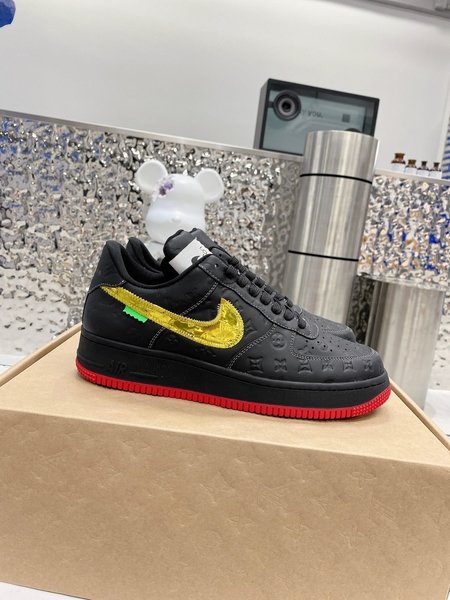 Louis Vuitton Couple Style Air Force One Fashion Sneakers