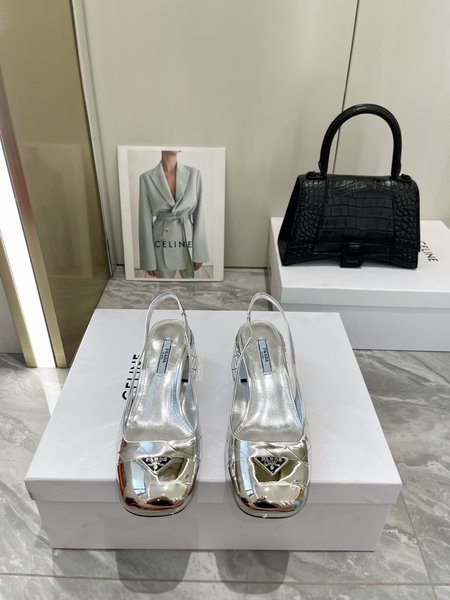 Prada patent leather loafers