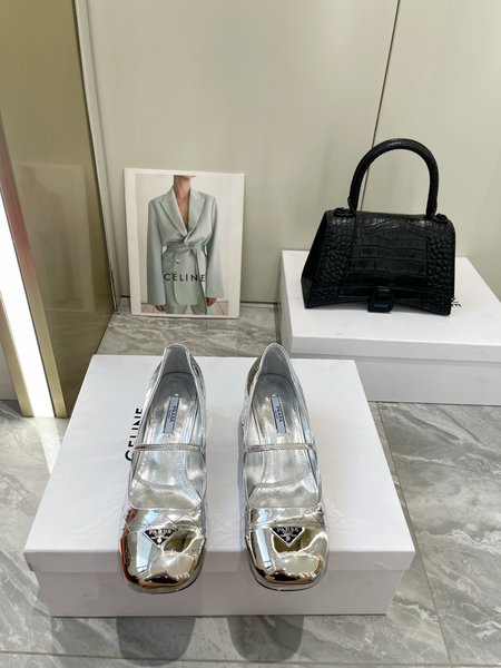 Prada patent leather loafers