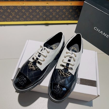 Chanel small leather shoes