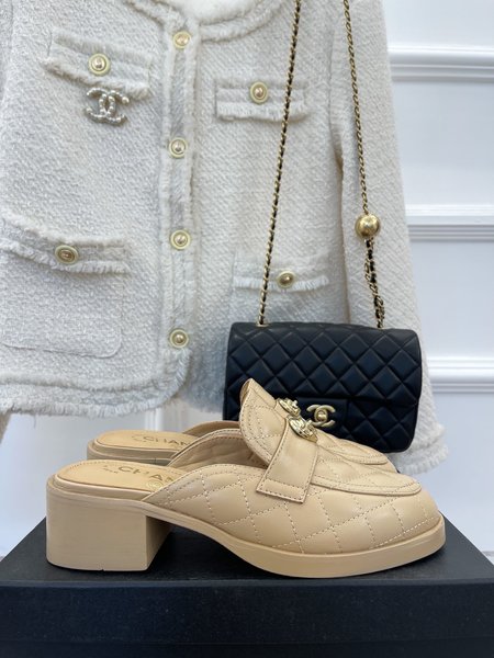 Chanel platform loafers