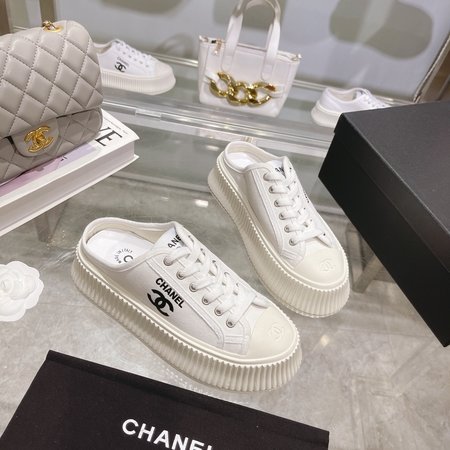 Chanel Sheepskin loafers