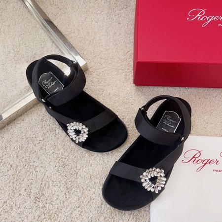 Roger Vivier Trekky Viv Stylish Velcro Sandals