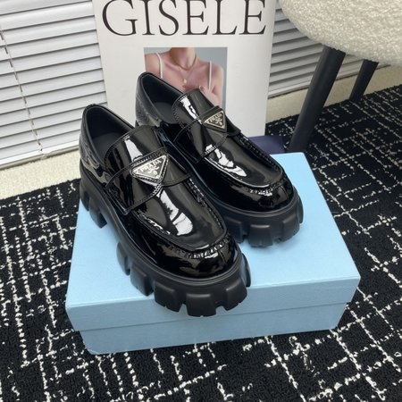 Prada printed loafers